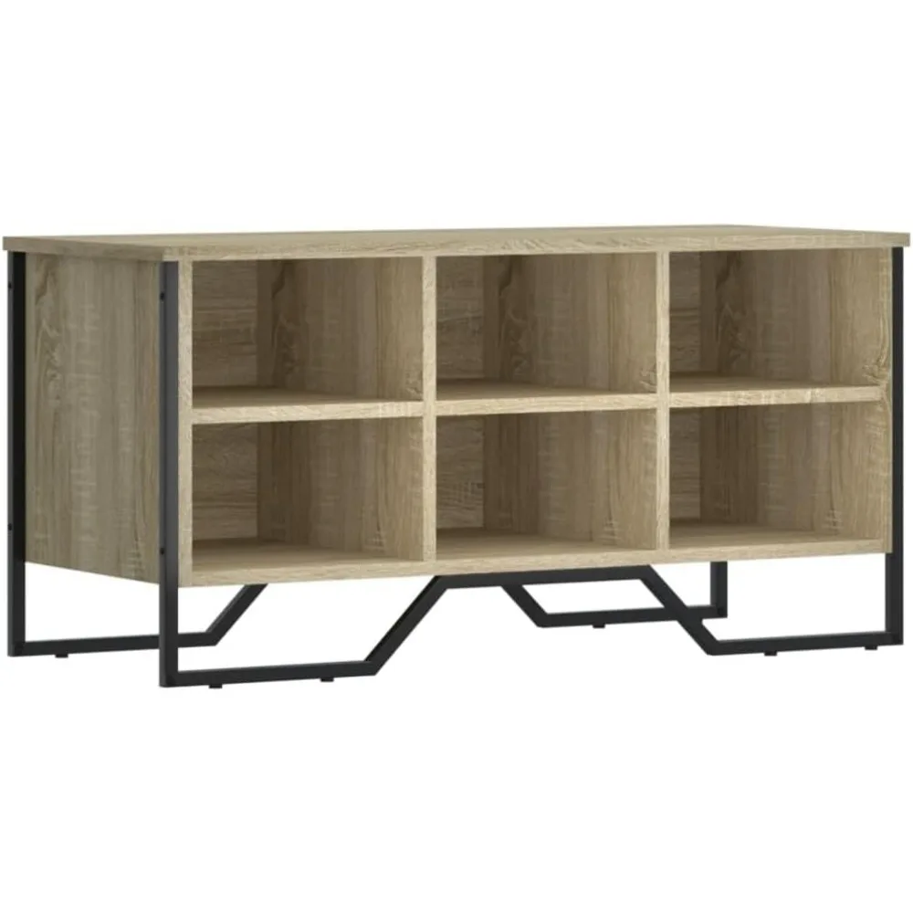 خزانة تخزين الأحذية الحديثة للمدخل مع مقاعد وأرفف متعددة لتنظيم غرفة المعيشة #4