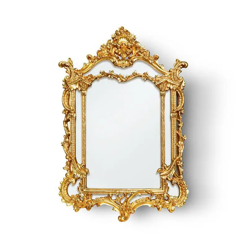 

Декоративное зеркало для прихожей, зеркало для каминной зоны, французское барочное зеркало, роскошное золотое зеркало в европейском и американском стиле для ванной комнаты