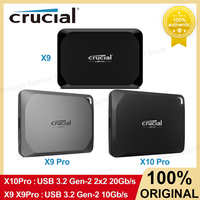 Crucial SSD X9 X9Pro X10Pro Portable SSD 1TB 2TB External Solid State Drive High speed USB 3.2 Hard Disk For PC Laptop Camera
