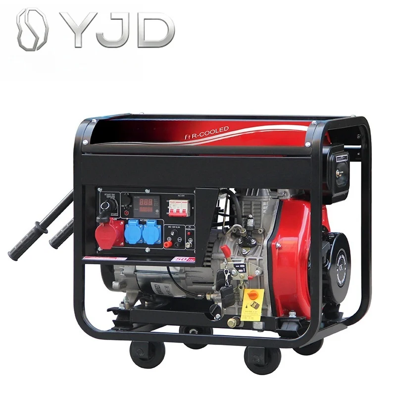 

YHS 3kw 5kw 6kw 7HP 220V Engine Small Silent Power Portable Diesel Generator Ready for Shipment