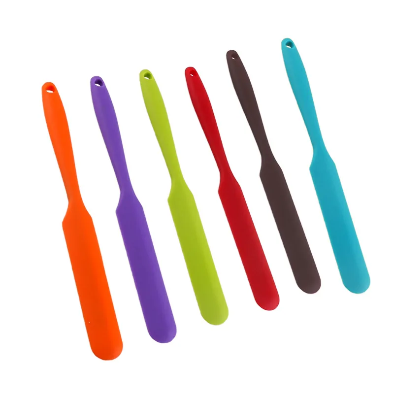 

6Pcs Silicone Spatula Set, Heat- Non-Stick Flexible Spatula Rubber Butter Cake Cream Spatulas Easy-To-Clean