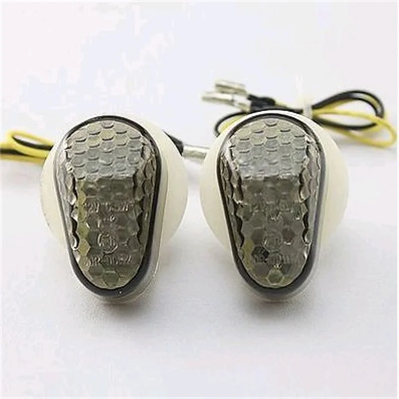 Motorcycle Flush mount Motorbike LED Turn Signals Light For Yamaha YZF R1 R6 R6S R3 FZ1S FAZER 1000 TMAX XP500 FZ8 FZ1 FZ10
