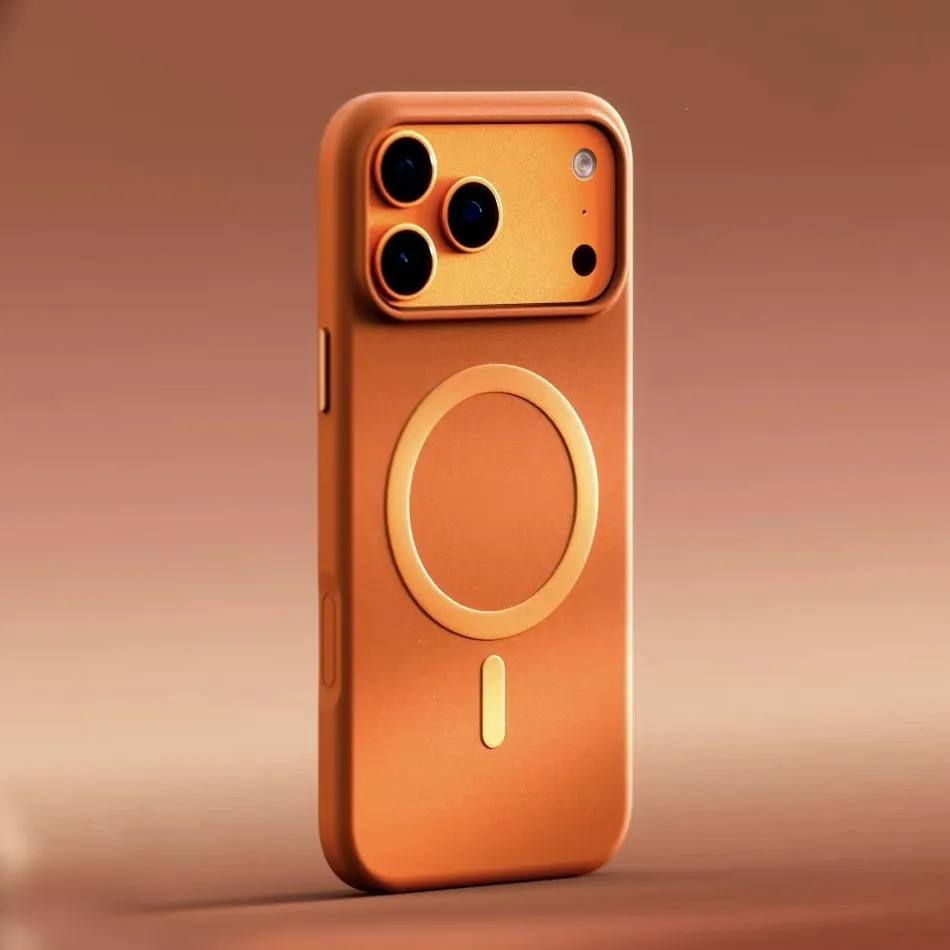 

Чехол для iPhone 16 17 Pro Max с кнопками AI и магнитной фиксацией, роскошный, однотонный, матовый, из акрила, с эффектом песка, противоударный
