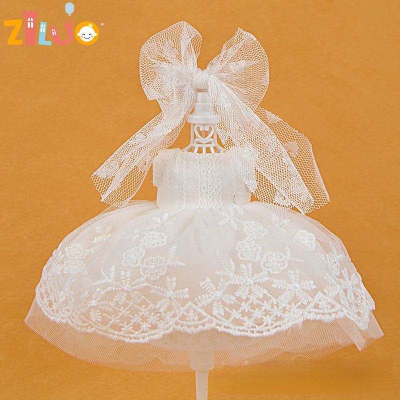 

16cm Dolls Clothes for 1/8 BJD Doll Light Wedding Dress Series Girls Dress Up Toys Accessories Dolls for Children Birthday Gift