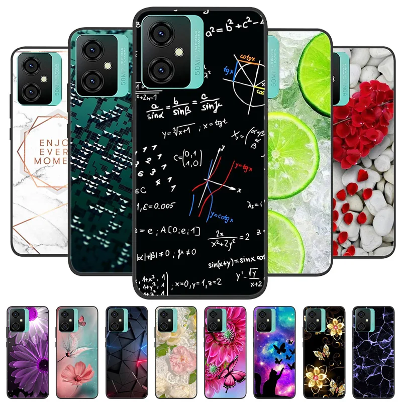 For Blackview Oscal C70 Case Silicone Soft Lions Cat Black Bumper Funda Coque for Blackview Oscal C80 C60 C70 Protective Bag