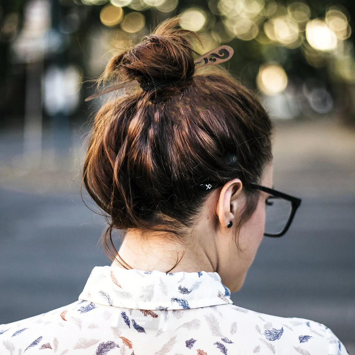 

7Pcs Wooden Hair Pins Sandalwood Vintage Hair Sticks Simple Design Retro Headdress for Women Daily Wear Vintage Hairpins