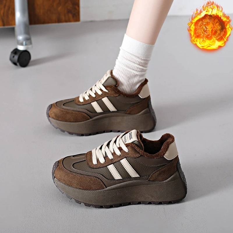 أحذية الثلوج الشتوية النسائية أحذية سميكة القاع زيادة الرياضة القدم الخريف نمط جديد إيفا نعل المطاط حذاء رياضة النساء #2