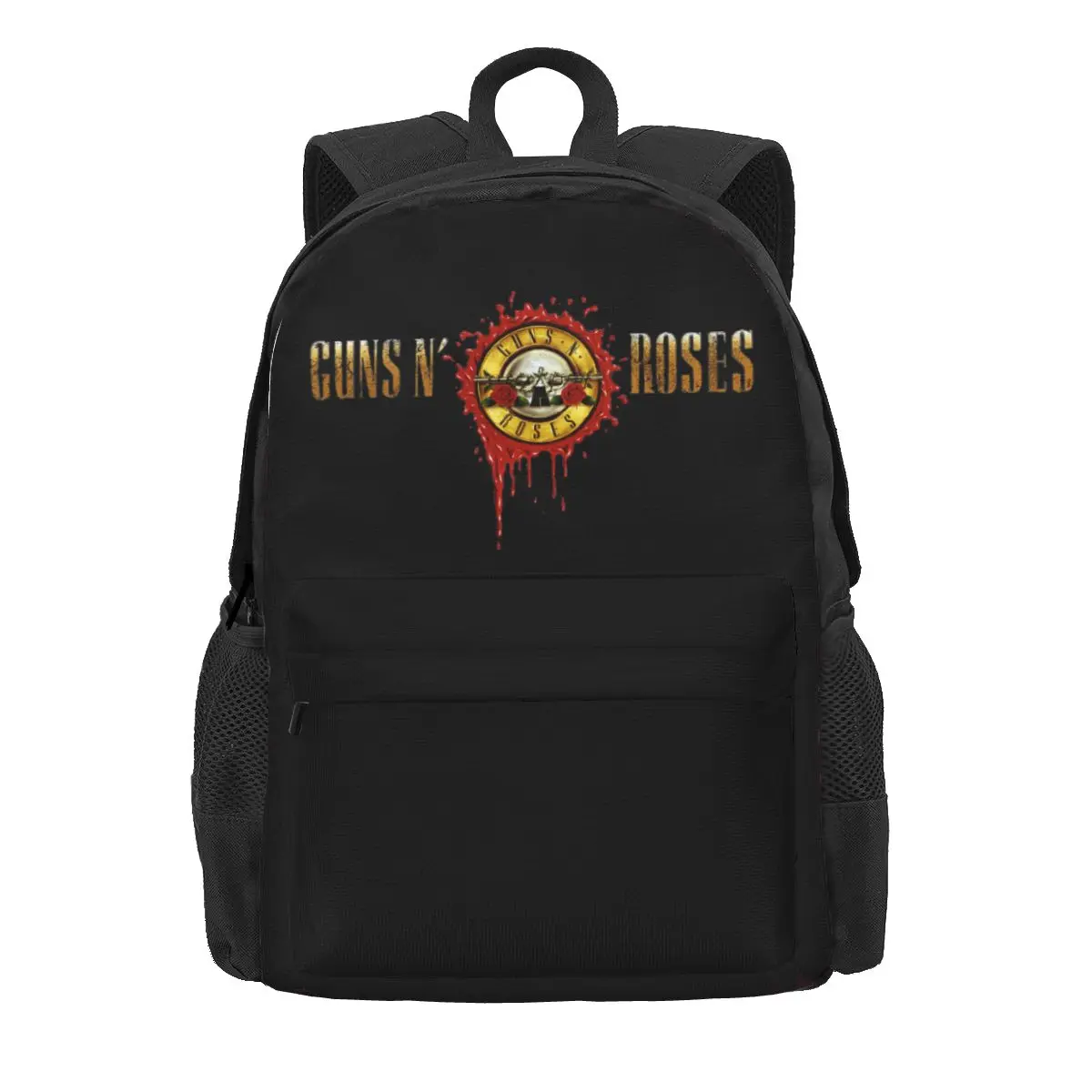 Guns N Roses Heavy Metal Fashion Backpack Durable Student Business Steampunk Music Daypack for Men Women Laptop Shoulder Bag