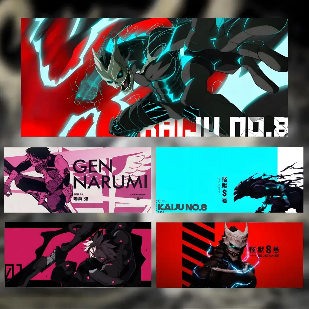 

anime monster K-Kaiju No 8 Mouse Pad Large Thick Desk Pad Stitched Edges Gaming Mouse Mat for PC
