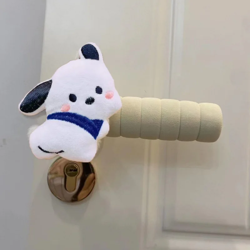 Sanrio Hello Kitty Pochacco Door Handle Protective Cover Anti-collision Door Handle Cover Household Door Pull Glove