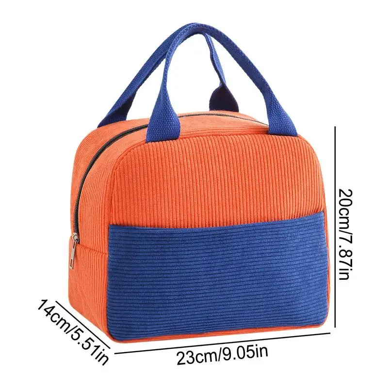 Insulated Lunch Bag Thermal Cooler Sack Food Bag Reusable Snack Bag Lunch Bag Food Bag For Adults Kids Work School Travel Picnic