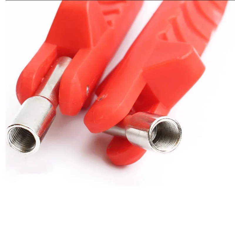 Tire Valve Stem Puller Tube Metal Tire Repair Tools Red Plastic Metal Car Puller Wheel Tire Remover Installer Changer Tool