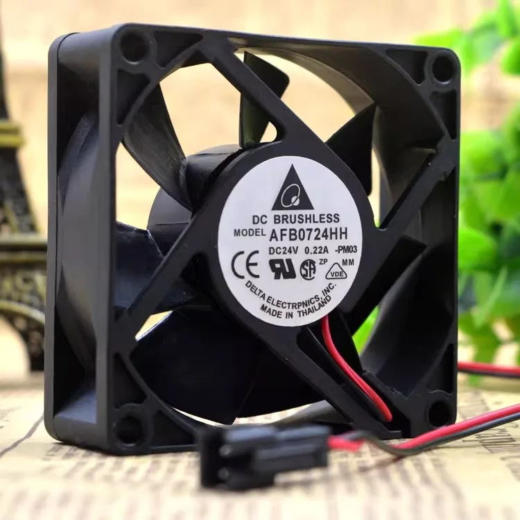 

AFB0724HH 7CM 7025 24V 0.22A two-wire variable frequency cooling fan