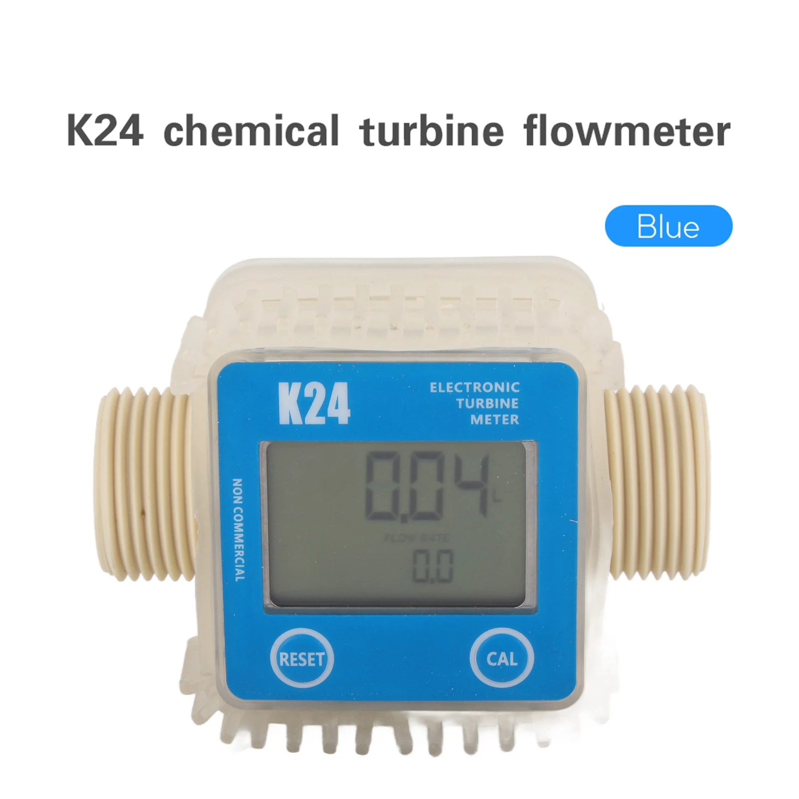 Измеритель жидкости K24 ЖК-дисплей, турбинный цифровой счетчик топлива, широко используемый для химикатов, счетчик турбины, турбинный счетчик