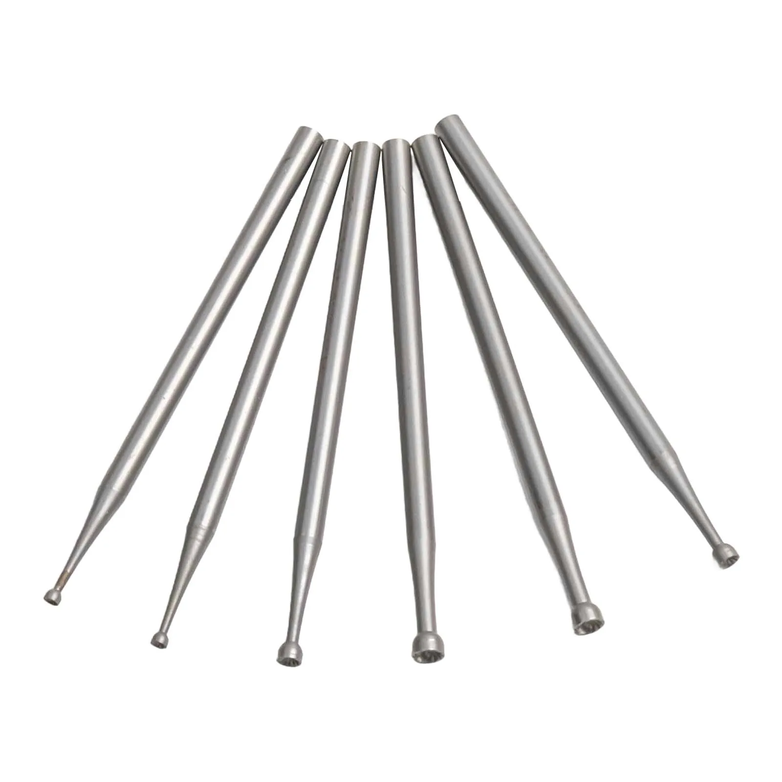 Round Sleeve Burs Carving Cutter 1.0mm, 1.4mm, 1.6mm, 1.8mm, 2.0mm, 2.3mm Power Tool Accessory High Hardness Precision Cutting
