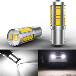 2x 1156 BA15S P21W LED Car Light Backup Reverse Day Running Bulb 12V For Renault Megane 3 2 4 Scenic Clio Captur Duster Master