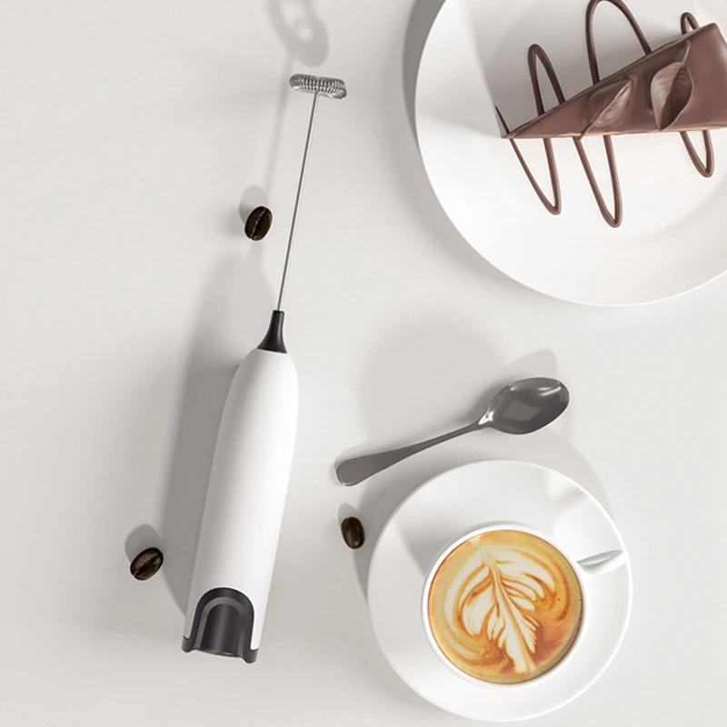 Electric Milk Frother Mixer Egg Beater Kitchen Food Stirrer Coffee Cappuccino Creamer Whisk Blender