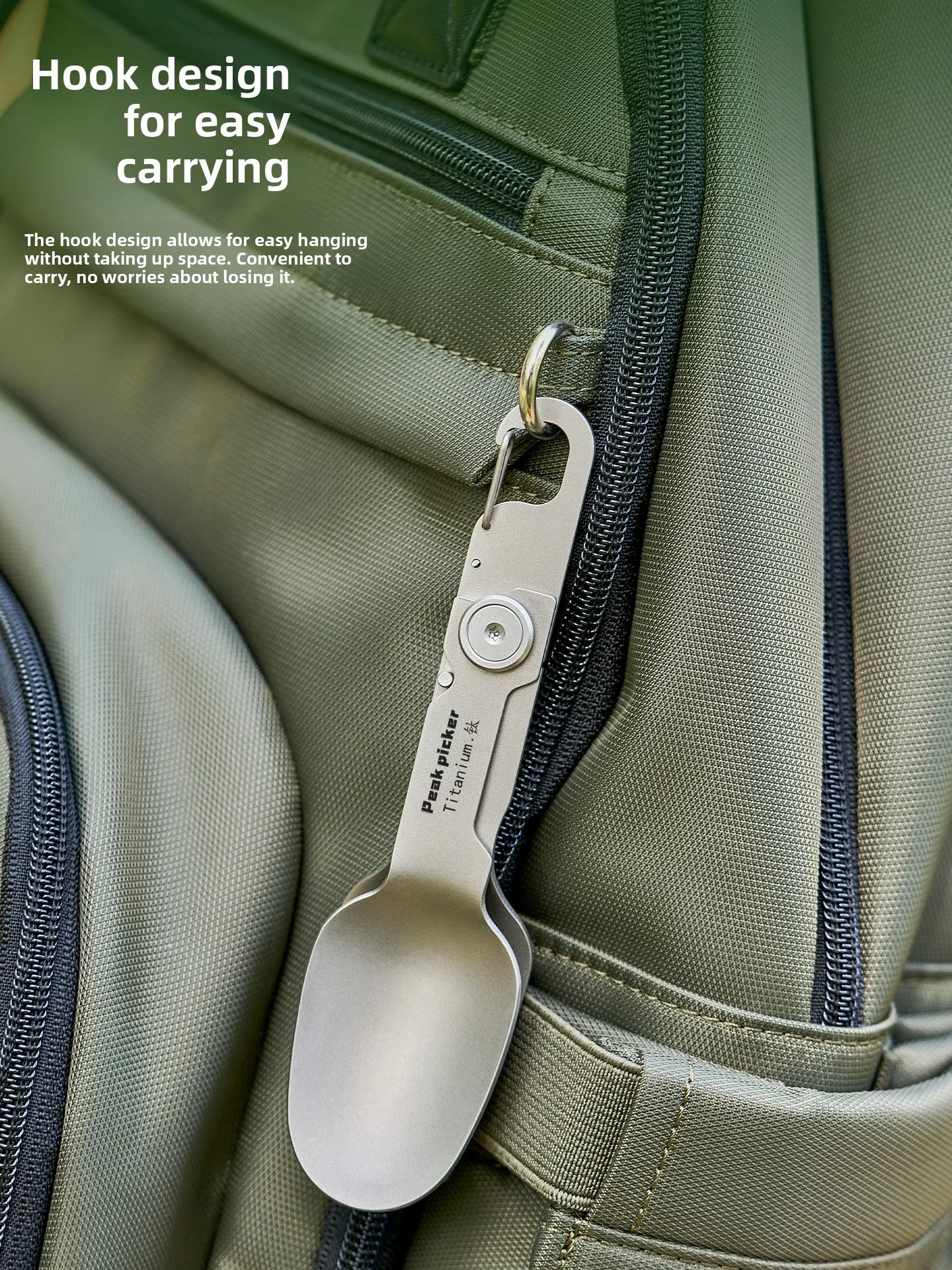Portable Titanium Alloy Foldin - Camp Spork Set review and price