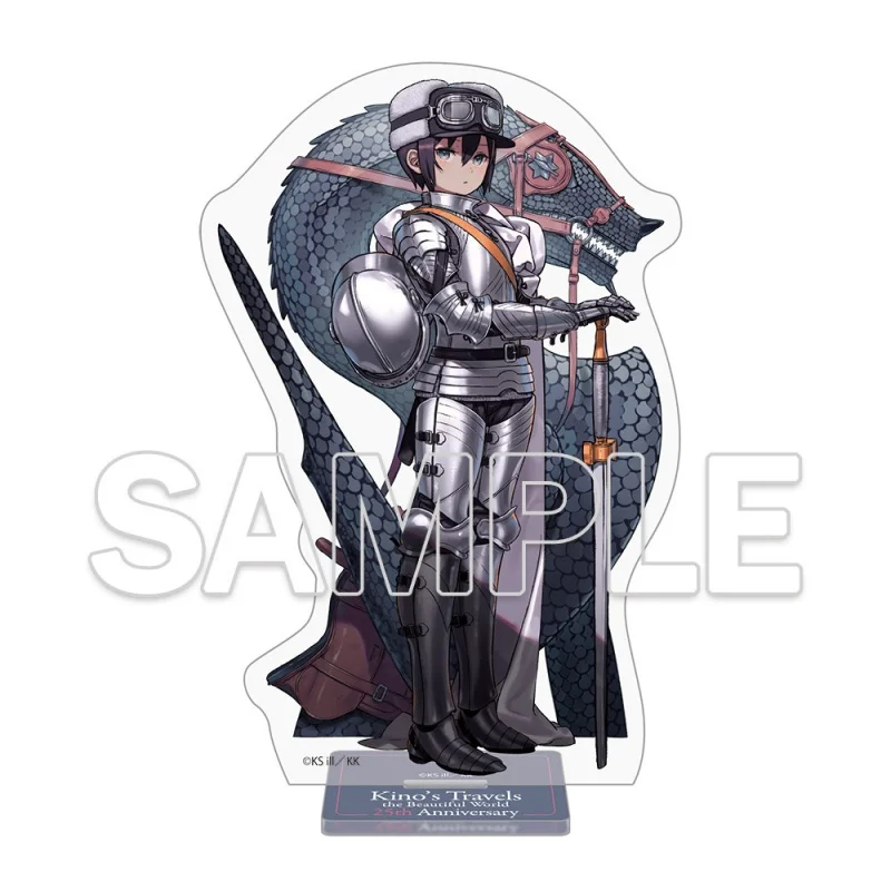 Kino's Journey Anime Acrylic Stand Model Figure Cosplay Plate Holder Topper Keychain Fans Christmas Desk Decor Plate Gifts