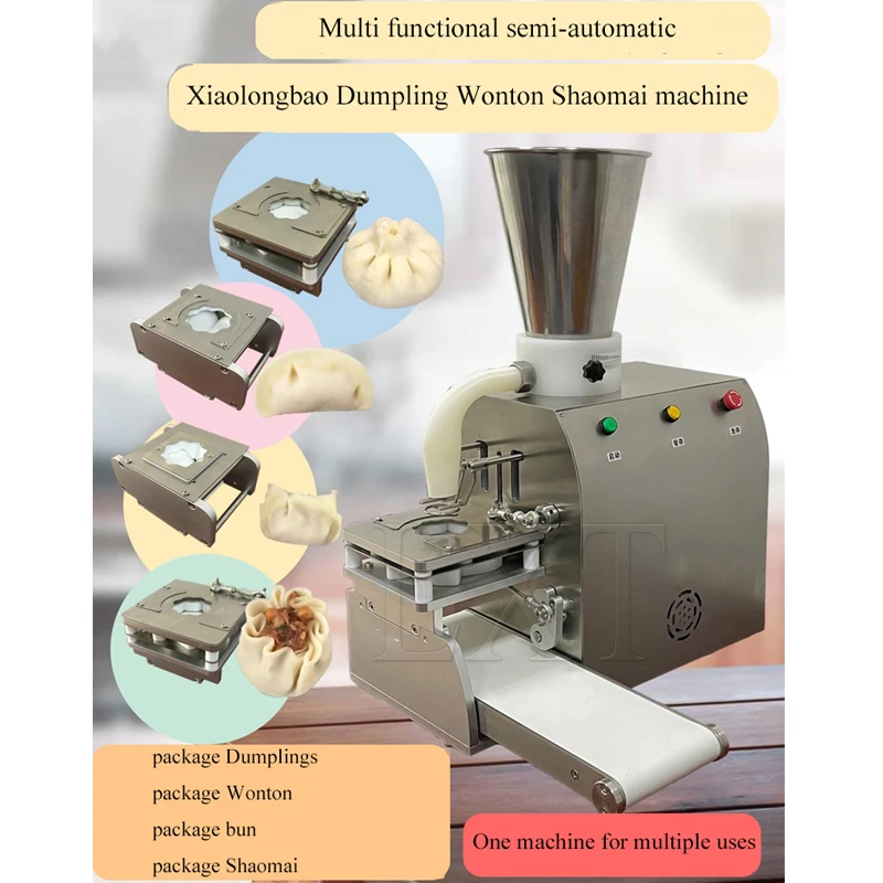 Shaomai Making Machine Semi Automatic Dumpling Wonton Forming Machine Snack Maker 110V 220V