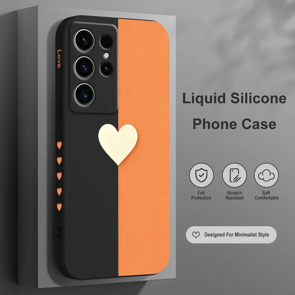 Hearts United Phone Case For Samsung Galaxy S26 S25 Edge S24 S23 S22 S21 S20 S10 FE Plus Ultra Silicone Soft Cover