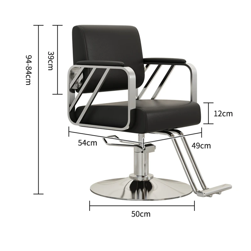 Ergonomic Chair Salon Hair Stylist Swivel Barber Chairs Professional Hairdressing Armchairs Beauty Vanity Barbershop Rotating