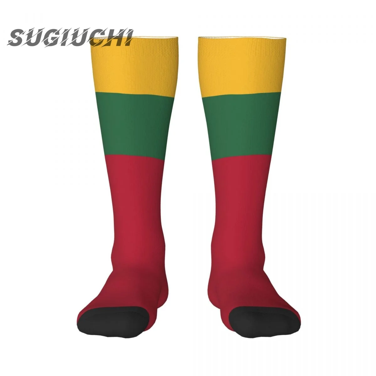 Lithuania Flag Polyester 3D Printed Socks For Men Women Casual High Quality Kawaii Socks Street Skateboard Socks