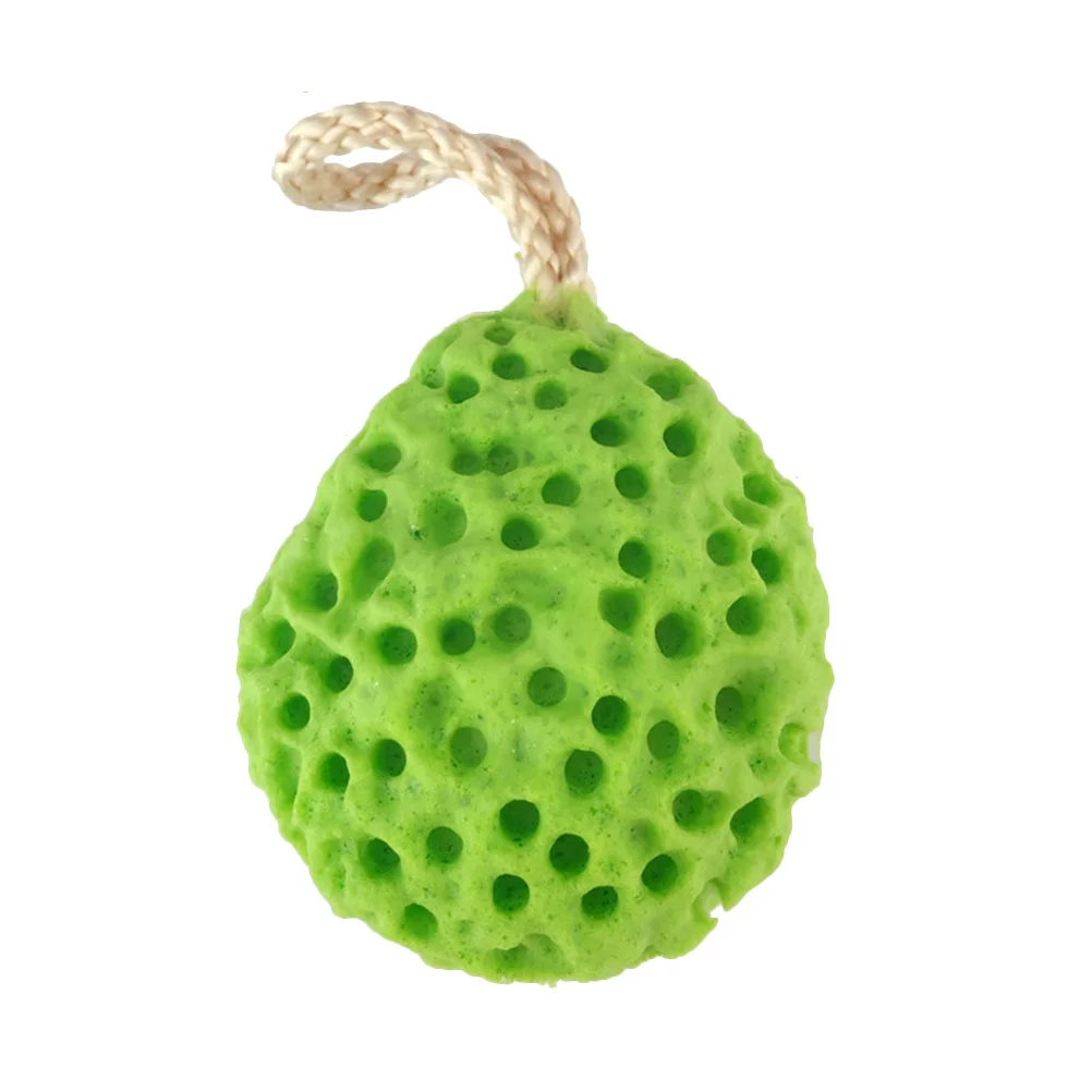 3Pcs Children Bath Sponge Fruit Shape Soft Shower Sponges Exfoliating Massage Body Scrubbers for Tender Skin Bath Sponge