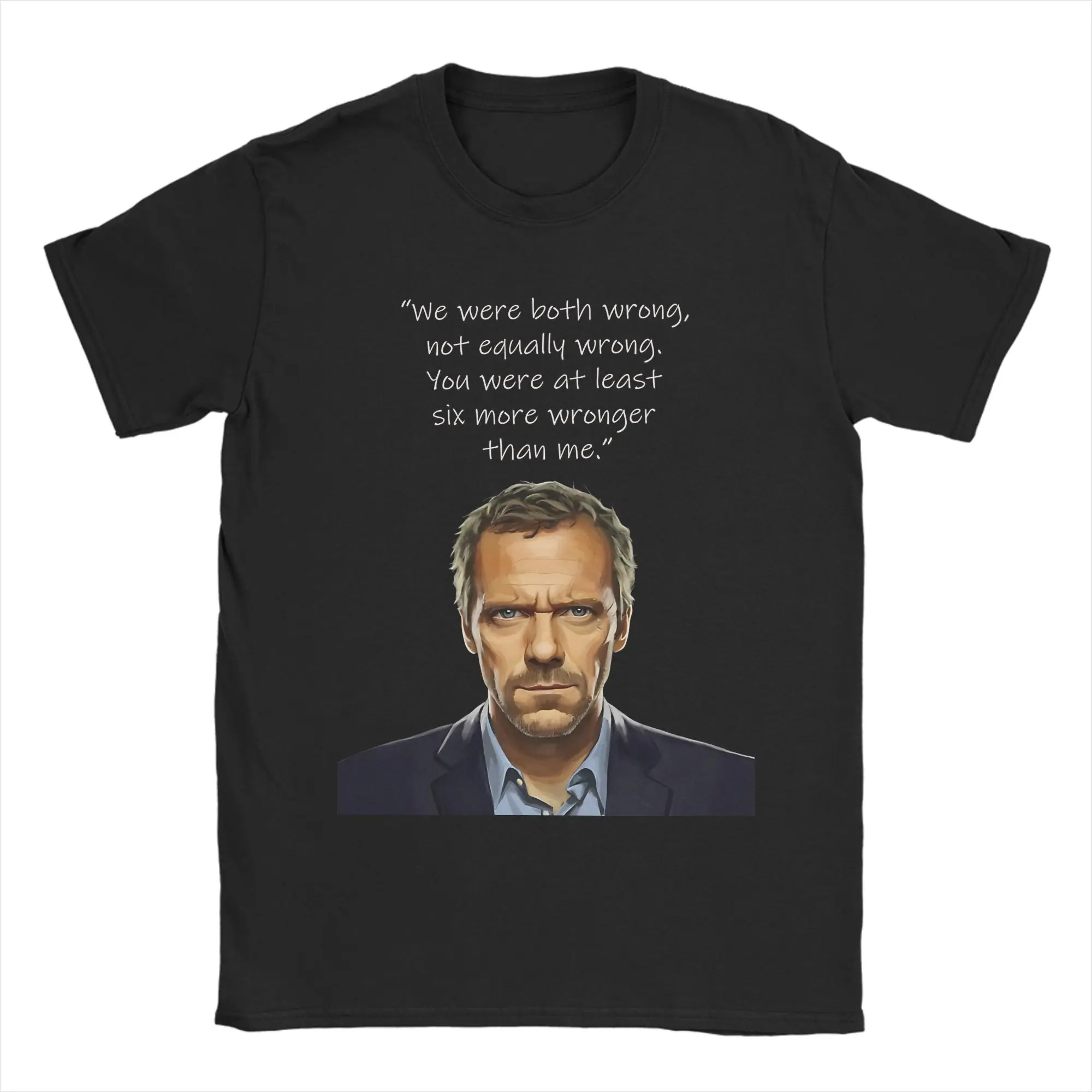 

Gregory Dr House Quote Pure Cotton T Shirt For Men Beach Y2K Casual T Shirts Crew Neck Fashion Tee Shirt Oversized Cheap Tops