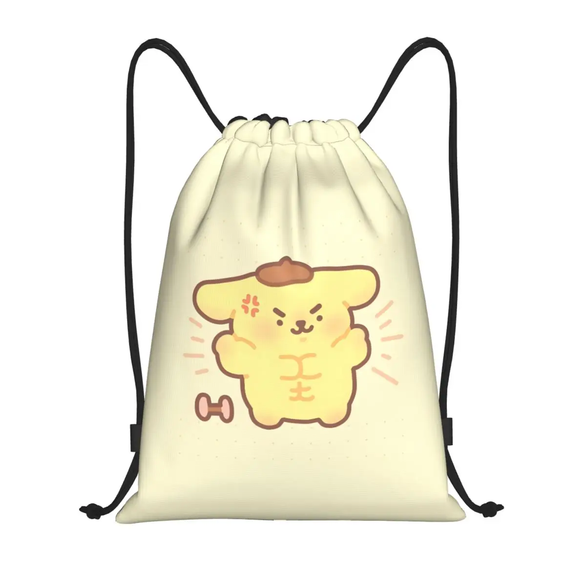 

Custom Pompompurin Drawstring Backpack Bags Men Women Lightweight Cute Dog Gym Sports Sackpack Sacks for Yoga