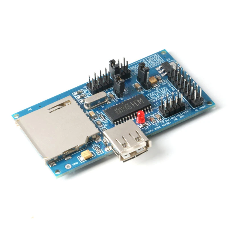 SD card module microcontroller SD card module CH376USB development board evaluation board SIP interface