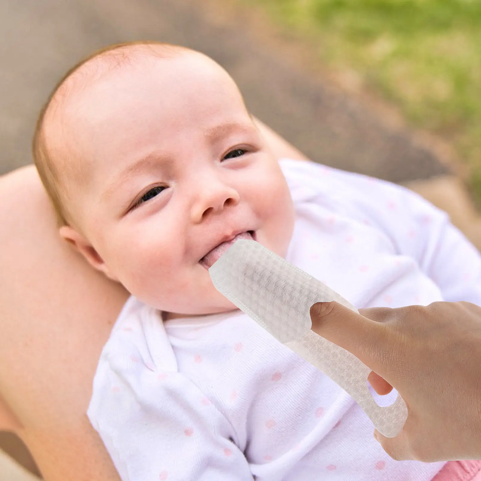 

32Pcs Baby Oral Cleaner Soft Gauze Finger Toothbrush Infant Mouth Cleaning Newborn Toddler Oral Care Essential Portable Tool