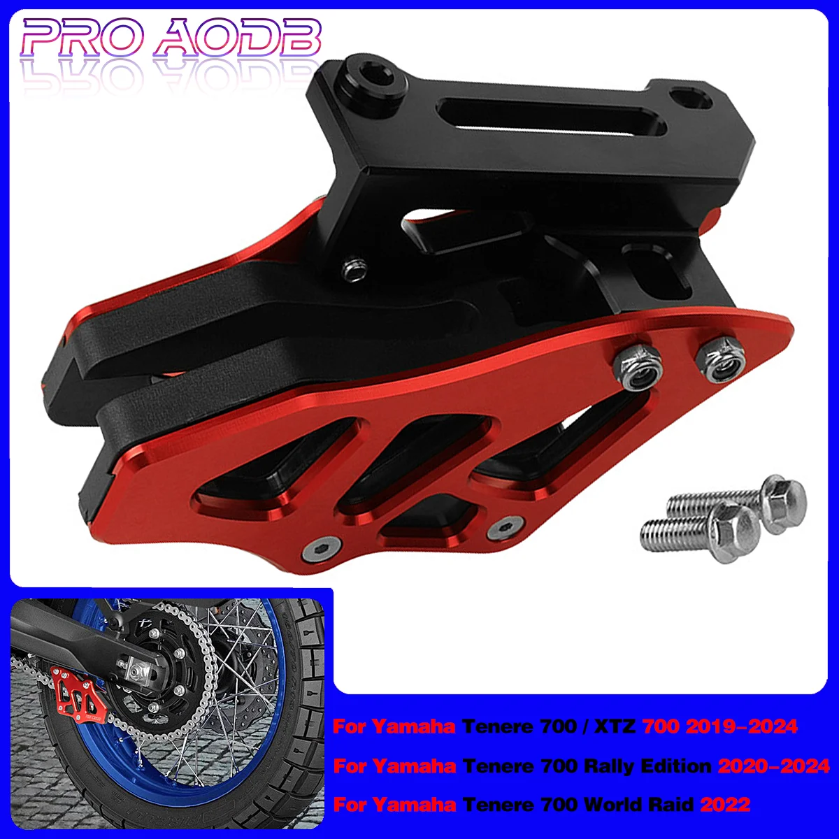 

2024 NEW Chain Guide Guard Protection For Yamaha Tenere XTZ700 700 Rally Edition World Raid Rally Edition 700 World Raid 2023