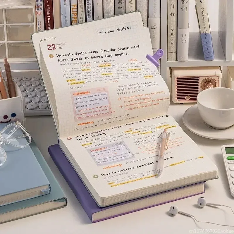 Notebook Quaderno per studenti Quaderno per studenti Quadrato in stile semplice Ins Libro per appunti Diario per esami per studenti Riviste per quaderni vuoti extra spessi