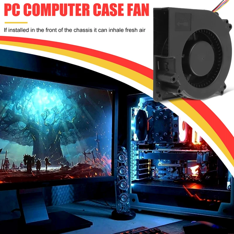 더블 볼 베어링 냉각 송풍기 선풍기, PWM 기능, X1, P1 용, 12032 DC 12V, 4 핀