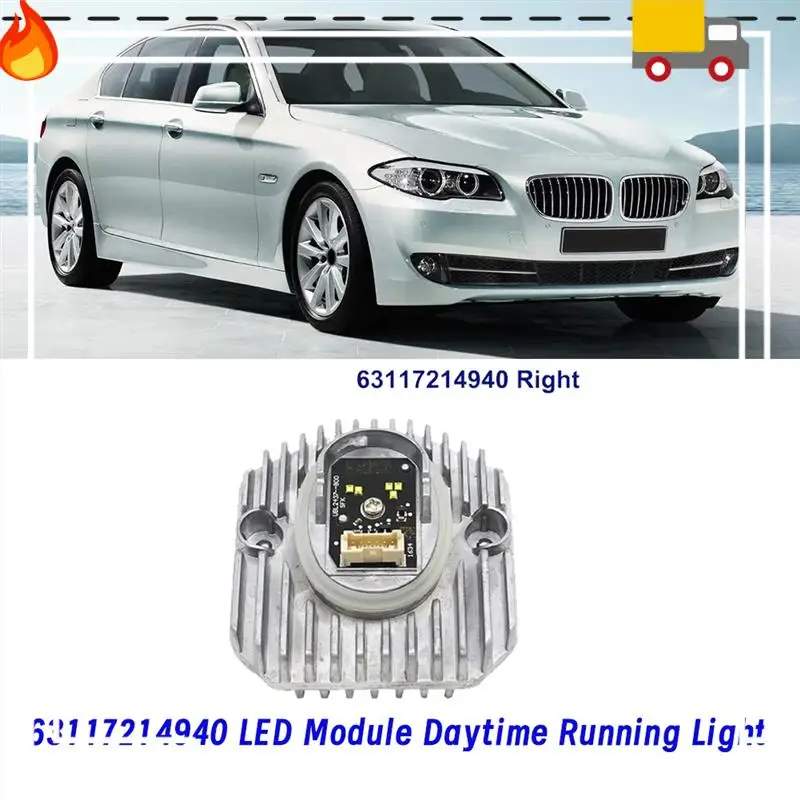 

Right Daytime Running Lights Module 63117214940 For BMW 5 G30 G31 G38 16-2018 LED Daytime Running Light Module