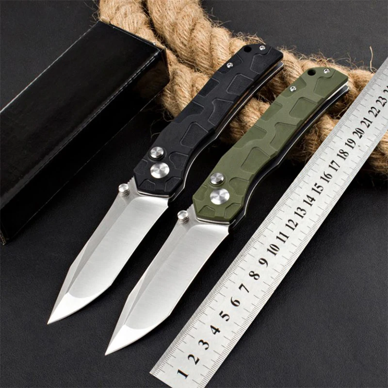 

Складной нож G10 рукоятка Кемпинг Охота карманный нож с зажимом EDC Открытый инструмент для мужчин