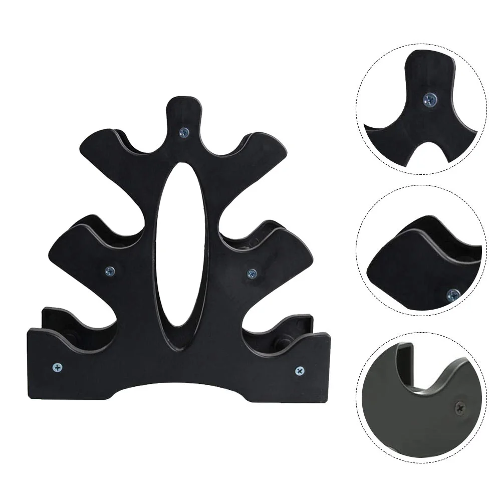 Dumbbells Small Rack Three Layers Holder Gym Accessories Bracket Storage for Stand Black