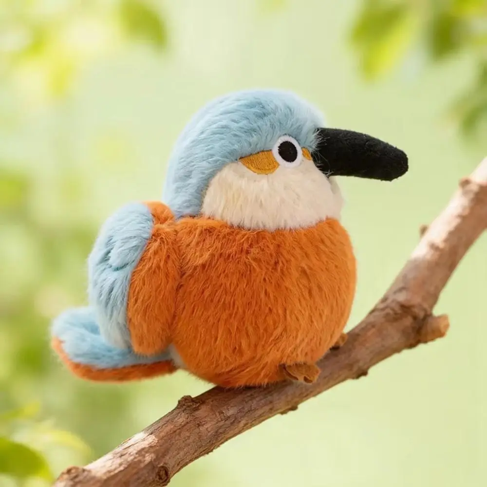 Realistic Bird Fluffy Material Bird Soft Texture Lifelike Appearance Lifelike Bird 11cm Colorful Design Stuffed Bird Gift