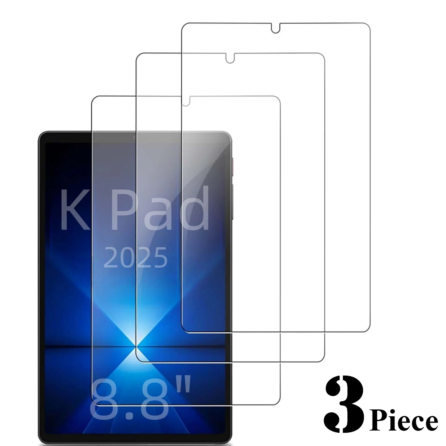 3 Piece Glass Films for Xiaomi Redmi K Pad 8.8