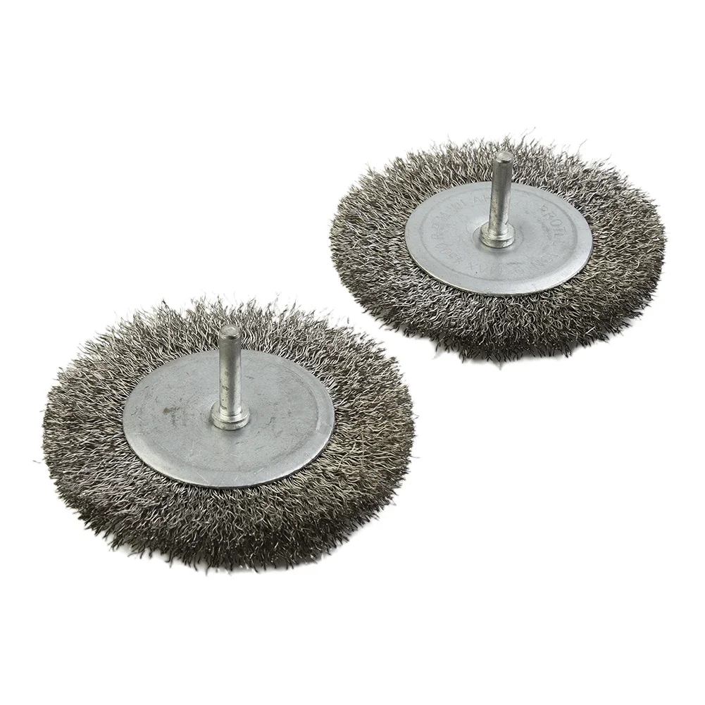 Escova de Fio Roda Copo Escova Conjunto mm Haste de Fio Roda Escova Escovas Polimento para Ferramentas Rotativas Aço Inoxidável Peças