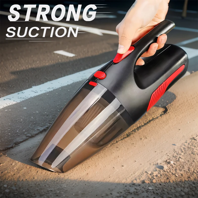 Car Wired Vacuum Cleaner Car Household Strong Dust Collector Handheld Small Mini Home Kitchen Floor Gap Cleaning Supplies