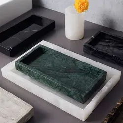 Rectangle Storage Tray Silicone Mold DIY Coaster Making Plaster Resin Concrete Jewelry Plate Casting Molds Jesmonite Home Decor