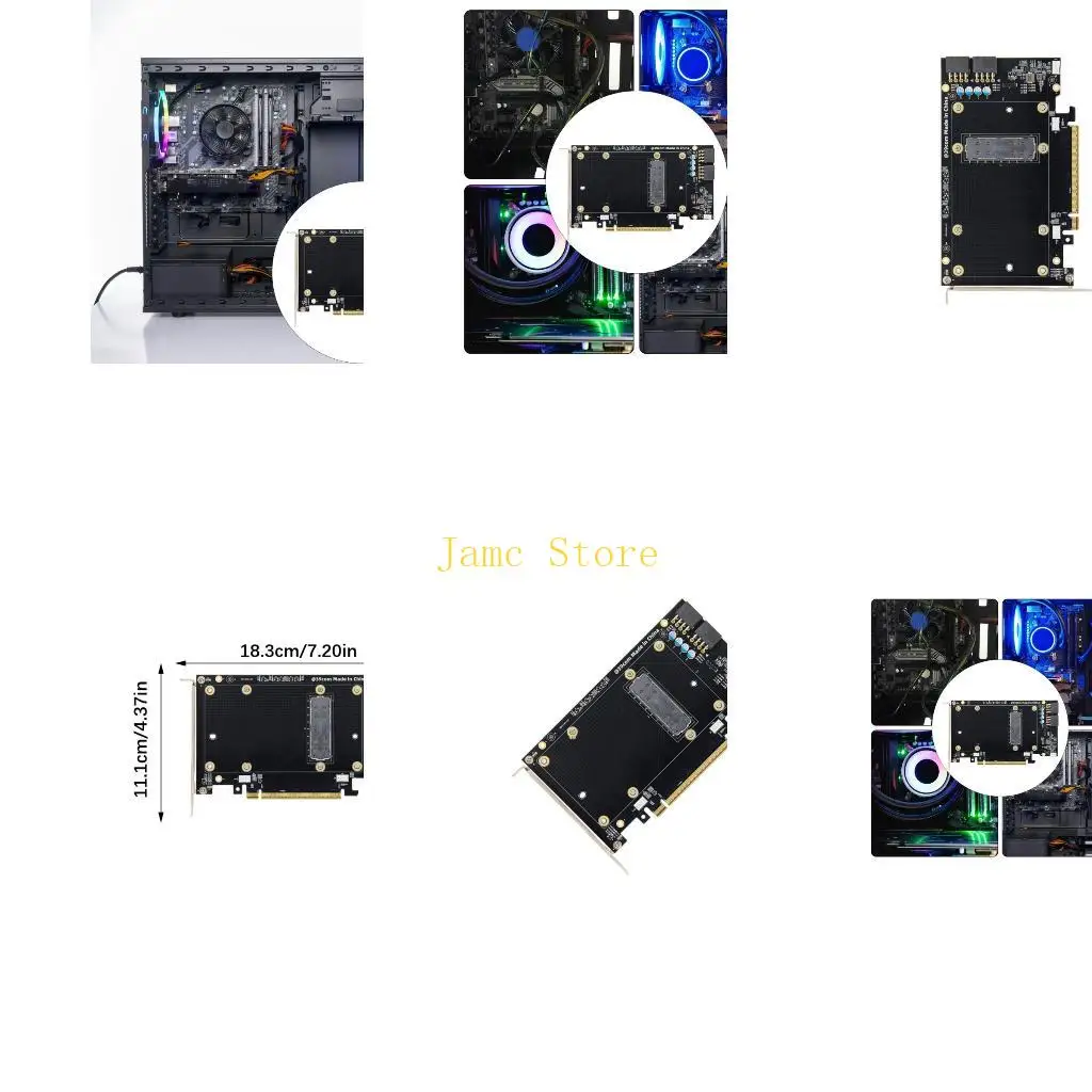 

Совместимый с серверами LX0B адаптер SXM2 PCIe X16 V100 с интеллектуальным управлением вентилятором для установки на рабочих