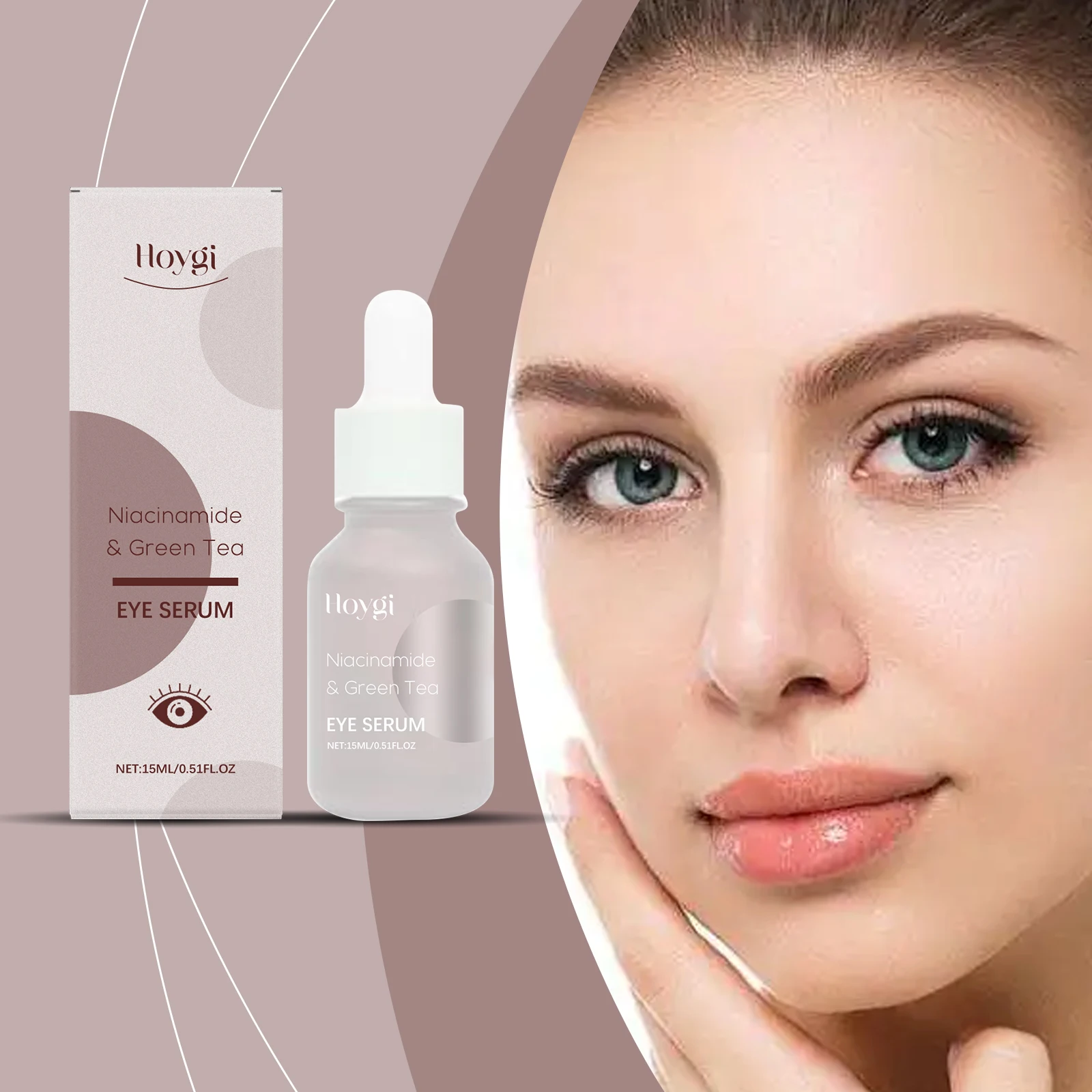 나이아신아마이드 & 그린티 아이 세럼 - 다크서클 치료 및 붓기 감소 - 브라이트닝 언더 아이 세럼,