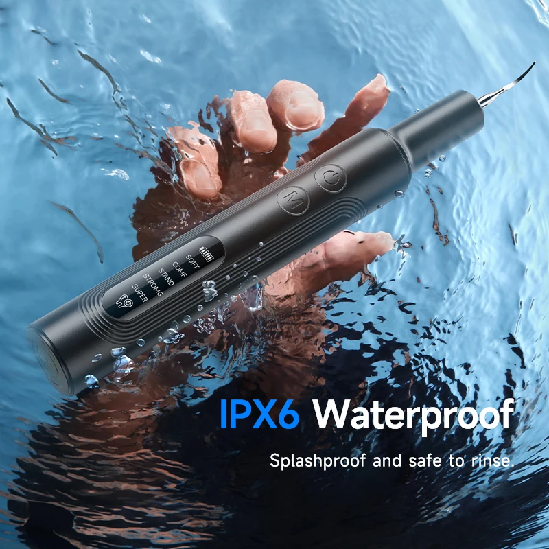 منظف الأسنان الكهربائي Limpieza الأسنان مع مرآة الفم 5 طرق شاشة LED مزيل الجير عن طريق الفم قشارة أدوات تنظيف الأسنان