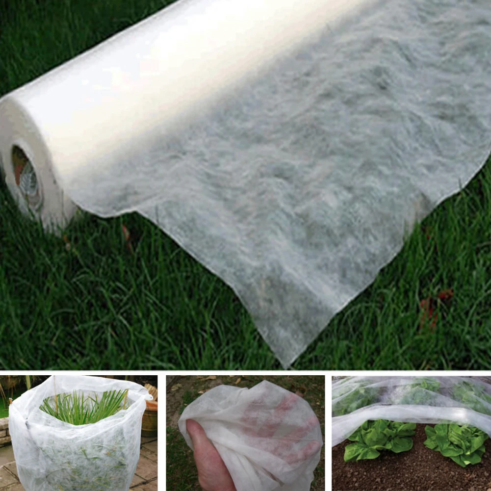 Winter Garden Frost Protection Cover Outdoor Yard Plant Protector Net Keep Warm Anti Insect Garden Mesh Bag Transparent Cover