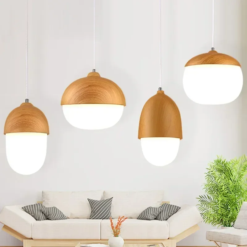 

Nordic Personalized Nut Round Glass Chandelier Living Room Dining Room Bedroom Home Decoration Lighting