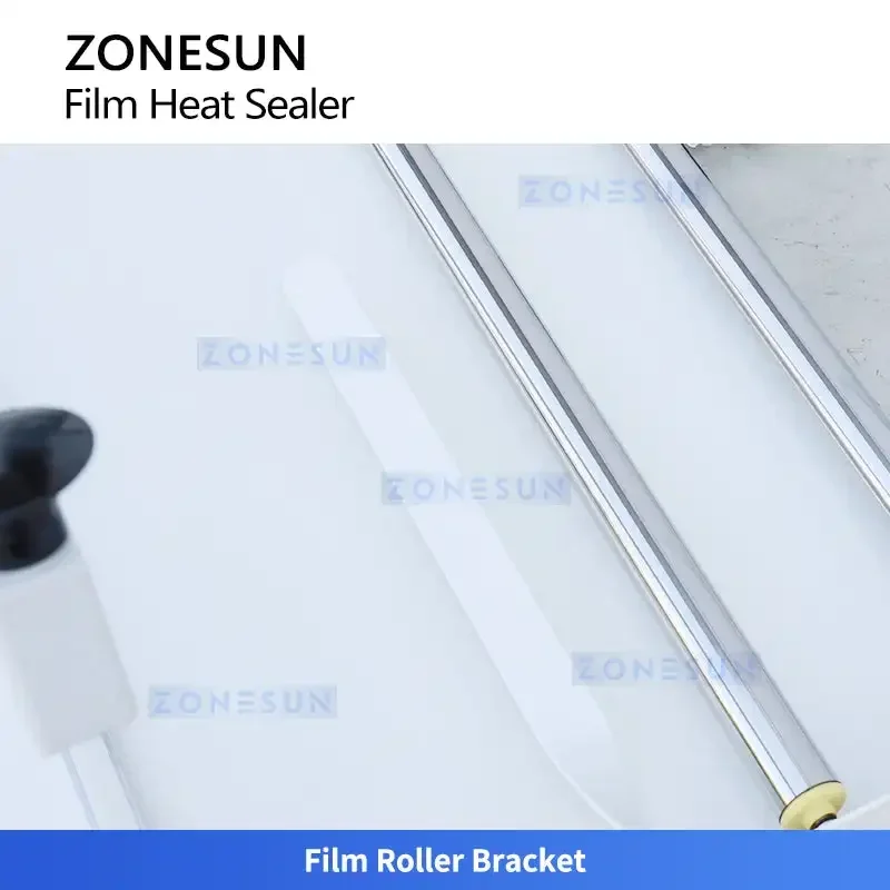 ZONESUN ZS-MSCS3 Manual Shrink Wrap Sealer with Hot Cutting System for PVC PE POF Film Packaging Machine