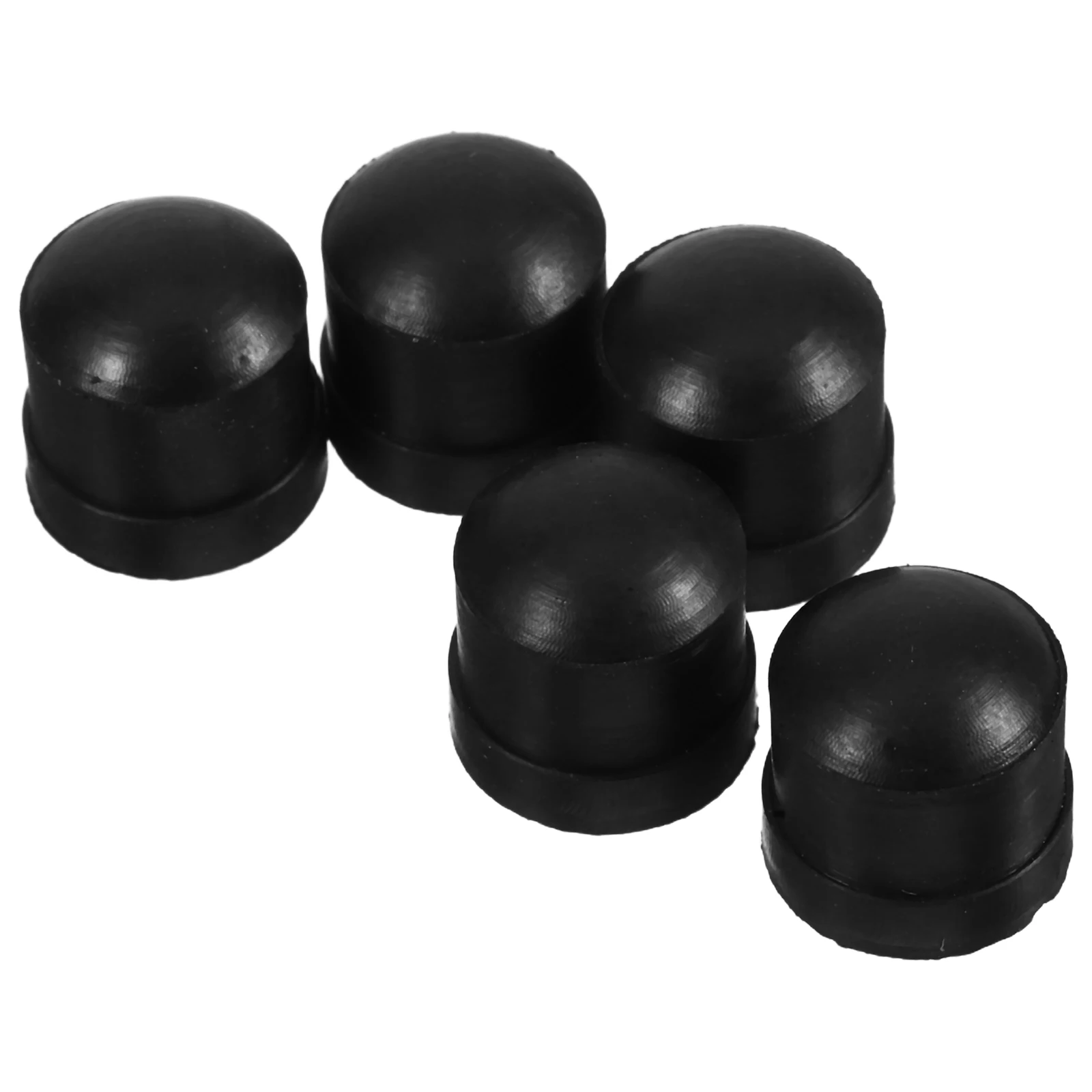 

5pcs Black Soft Pad for Trombone Water Key Silicone Cover End Tip Accessories Replacement Parts Brass Instruments